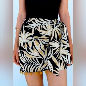 Zara Wrap Mini Skirt NWT